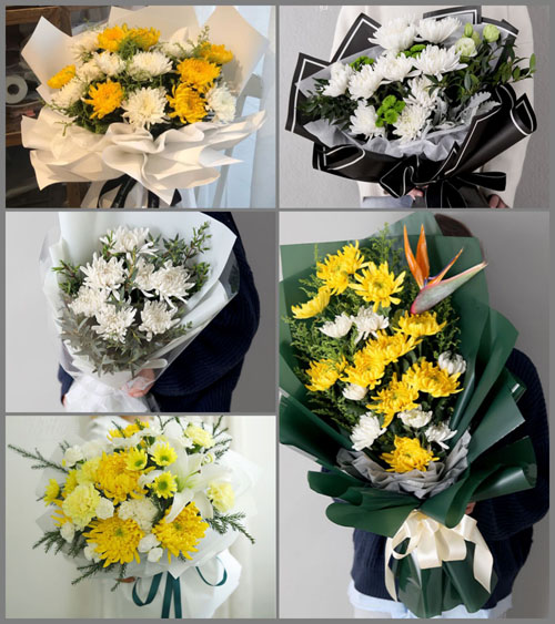 上海奉贤区奉城镇分水墩村白事花束代送